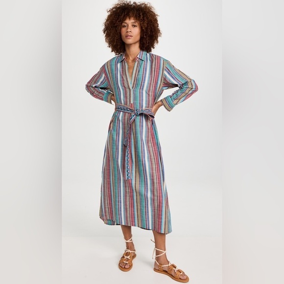 Xirena Hope Multi Stripe Cotton Dress 🌻 XS - Picture 5 of 11